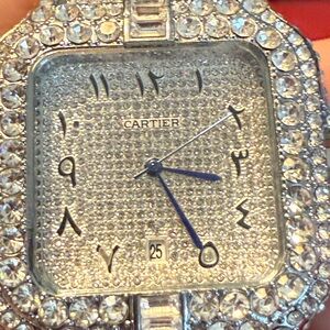 Cartier Silver and Blue Men’s Watch